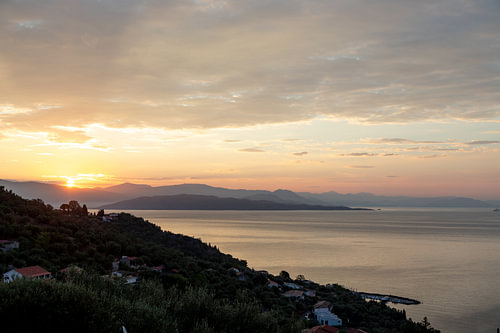 Sonnenaufgang über Korfu
