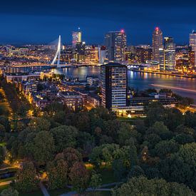 Rotterdam panorama | Kop van Zuid | Euromast van Rob de Voogd / zzapback