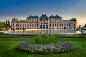 Palais du Belvédère de Vienne sur Rene Siebring