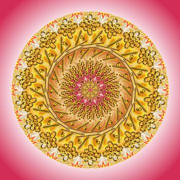 Crystal Mandala-LIGHTNESS - JOY - CONDITIONAL LOVE by SHANA-Lichtpionier