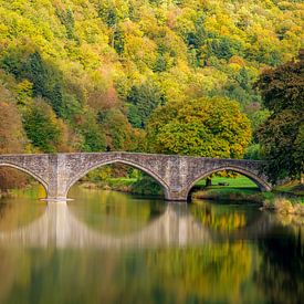 Pont idyllique dans un paysage d'automne sur This is Belgium