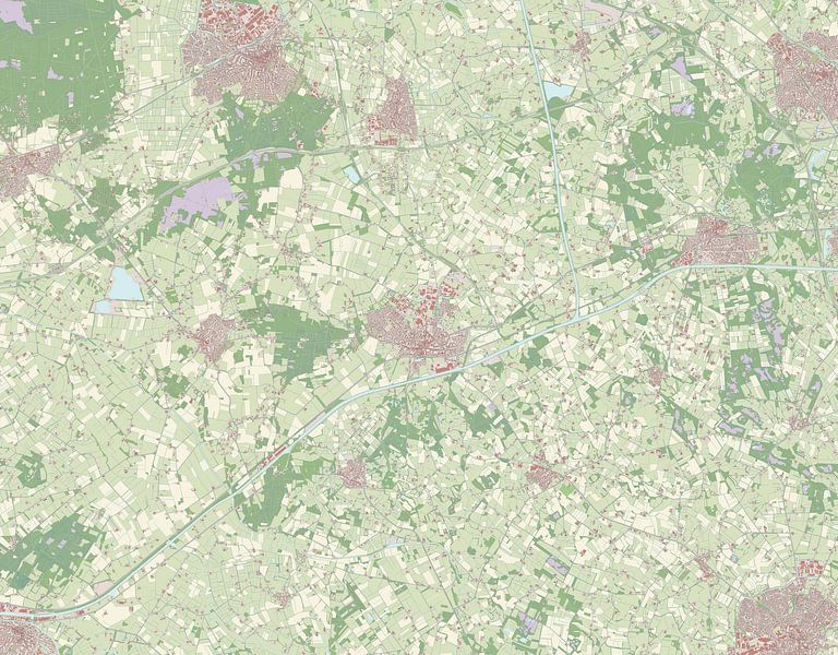 Karte von Hof van Twente von Rebel Ontwerp