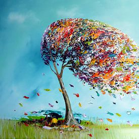 Blue  World van Gena Theheartofart