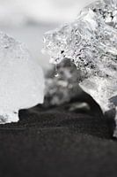 Drop and ice cube