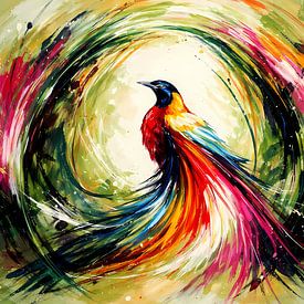 Oiseau de paradis sur Linda de Klein