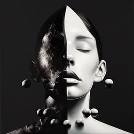 Licht und Schatten: Eine Dualität des Selbst von Karina Brouwer