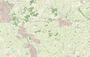 Kaart van Oude IJsselstreek
