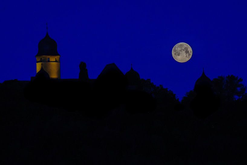 Volle maan in Montabaur van flotografie