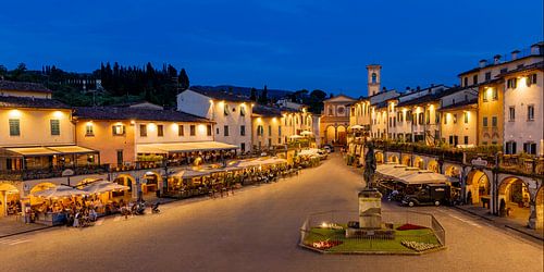 Evening in Greve in Chianti, Italy