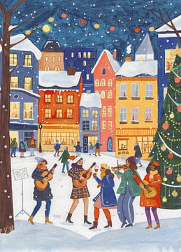 Winter concert in the city by Caroline Bonne Müller