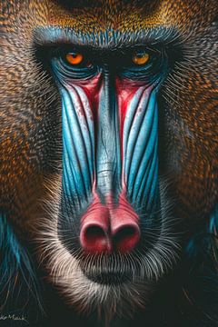 Mandril van Poster Art Shop
