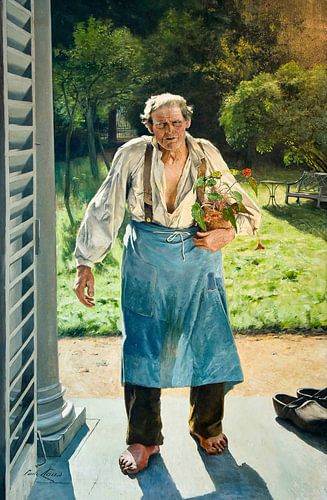 De oude tuinman, Emile Claus