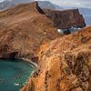 Klippen von Ponta de Sao Lourenco Madeira Portugal von Rebecca van der Schaft