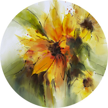 Zonnebloem van annemiek art