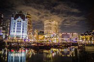 Rotterdam by night - Oude Haven van Suzan van Pelt thumbnail