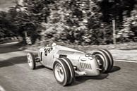 Auto Union Grand Prix Rennwagen Type C V16 in zwart en wit van Sjoerd van der Wal Fotografie thumbnail