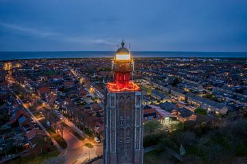 Westkapelle na zonsondergang van MSP Canvas