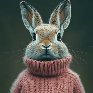 Hase im Winterkleid