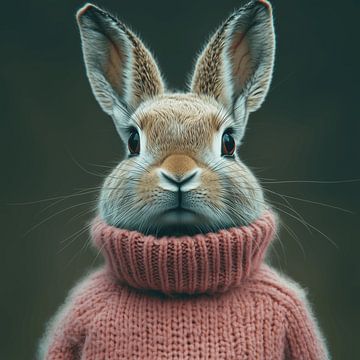 Hare dressed for winter by Ton Kuijpers