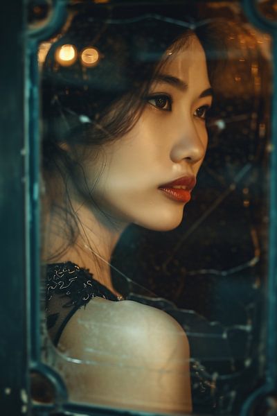 Melancholischer Schleier, stille Sehnsucht von fernlichtsicht