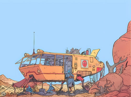 Wüstenexpeditionsfahrzeug