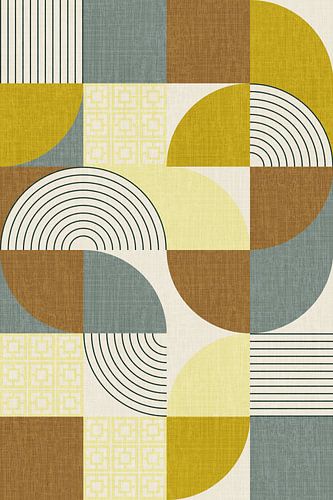 Palm Springs Desert Shapes Mustard