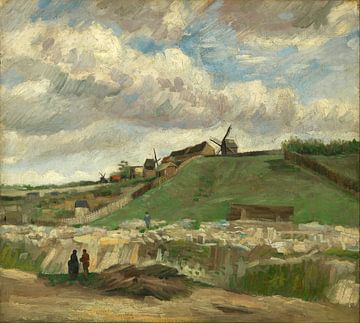 Vincent van Gogh. De heuvel van Montmartre 