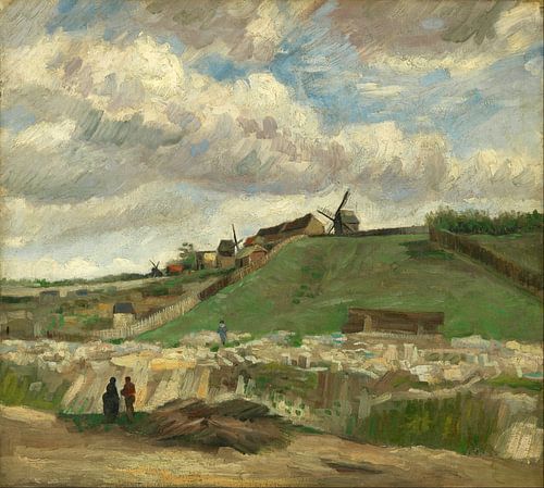 Vincent van Gogh. De heuvel van Montmartre 