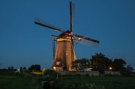 Verlichte molens Kinderdijk #2 by John Ouwens thumbnail