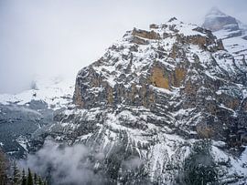 Black Monk in the Lauterbrunnen Valley in the Bernese Oberland by t.ART