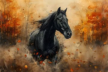 Paard sketch van PixelPrestige