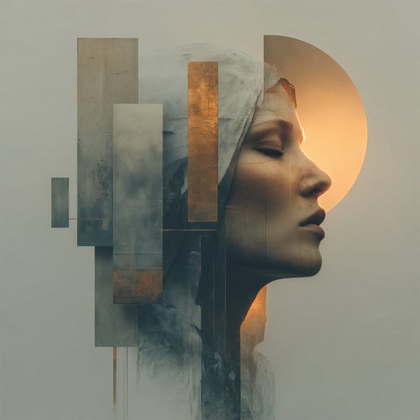 Multi-layered identity - Cubist interpretation of feminine by MArt