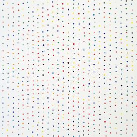 Abstract Wit Gekleurde Stippen van Niklas Maximilian