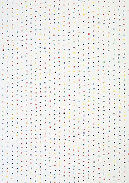 Abstract White Coloured Dots