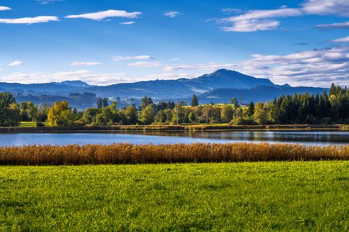 Lac d'Öschle dans l'Allgäu