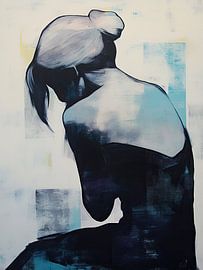 Whispering Shades of Blue by Wonderful Art