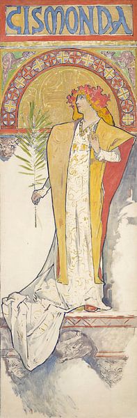 Gismonda, Alfons Mucha by All the Masters