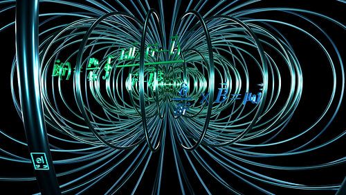 Dreaming of a Magnetic Field - blau/grüne Variante von elkement