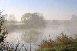 In fog on the Saale by Karina Gebert