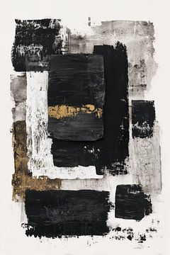 Abstracte geometrische blokken I van Jordão Abreu