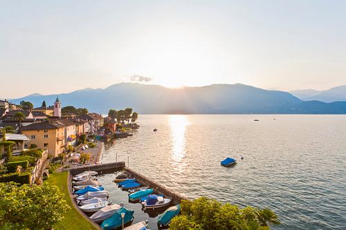 Gerra aan het Lago Maggiore in Zwitserland