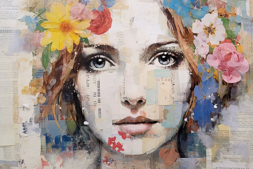Suze | Modern Portrait Painting by ARTEO Paintings