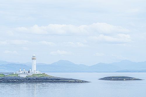 Vuurtoren Schotse Hebriden - pastel van Mischa Corsius