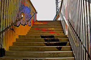 Painted stair