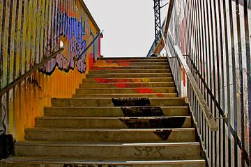 Painted stair van ArtelierGerdah