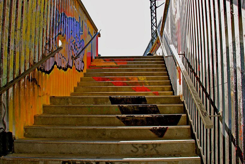 Painted stair von ArtelierGerdah