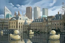 La ligne d'horizon de La Haye sur Ingrid van der Meer