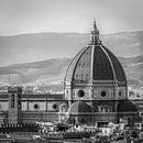Italie en carré noir et blanc, Florence par Teun Ruijters Aperçu