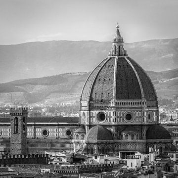 Italie en carré noir et blanc, Florence sur Teun Ruijters
