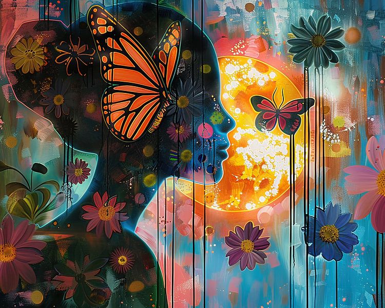 Natur Traum Collage | Collage | Modern von Wunderbare Kunst